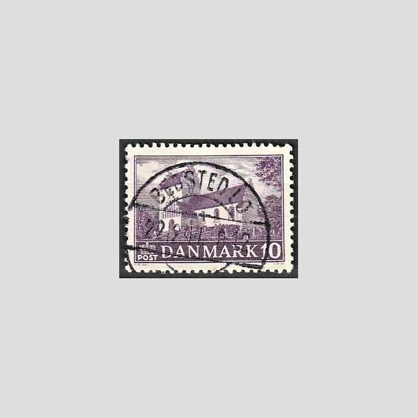 FRIMRKER DANMARK | 1944 - AFA 285 - Landsbykirker - 10 re violet - Pragt Stemplet Bedsted Lo