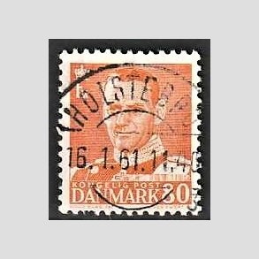 FRIMRKER DANMARK | 1952-53 - AFA 341 - Fr. IX 80 re orange - Lux Stemplet Holstebro