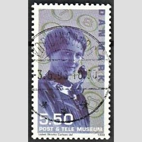 FRIM�RKER DANMARK | 1998 - AFA 1178 - Post og Tele Museet - 5,50 Kr. flerfarvet - Pragt Stemplet