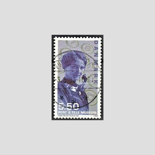 FRIMRKER DANMARK | 1998 - AFA 1178 - Post og Tele Museet - 5,50 Kr. flerfarvet - Pragt Stemplet