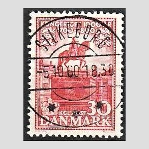 FRIMRKER DANMARK | 1953-56 - AFA 354 - Kongeriget 1000 r - 30 re rd - Pragt Stemplet Silkeborg