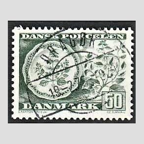 FRIM�RKER DANMARK | 1975 - AFA 588 - Dansk porcel�n - 50 �re gr�n - Pragt Stemplet Drag�r