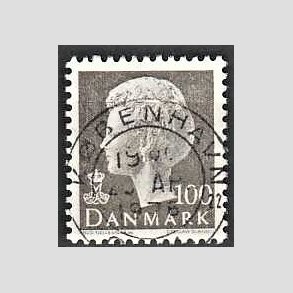 FRIMRKER DANMARK | 1975 - AFA 585 - Dronning Margrethe - 100 re gr - Pragt Stemplet 