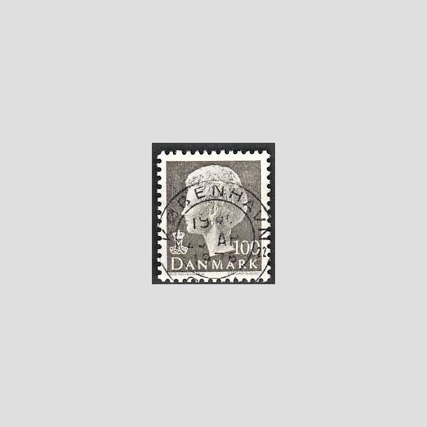 FRIMRKER DANMARK | 1975 - AFA 585 - Dronning Margrethe - 100 re gr - Pragt Stemplet 