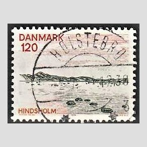 FRIM�RKER DANMARK | 1974 - AFA 570 - Fyn - 120 �re flerfarvet - Pragt Stemplet Holstebro