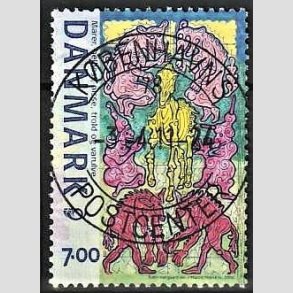 FRIM�RKER DANMARK | 2006 - AFA 1461 - Mystiske v�sener - 7,00 Kr. flerfarvet - Pragt Stemplet