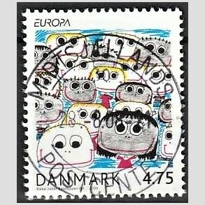 FRIM�RKER DANMARK | 2006 - AFA 1482 - Europam�rker b�rn/unge - 4,75 Kr. flerfarvet - Pragt Stemplet