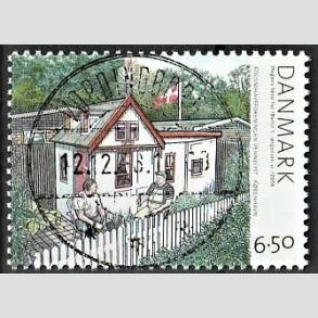 FRIM�RKER DANMARK | 2008 - AFA 1549 - Kolonihaver - 6,50 Kr. flerfarvet - Pragt Stemplet Vordingborg