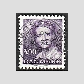 FRIMRKER DANMARK | 1983 - AFA 775 - Dronning Margrethe - 3,00 Kr. violet - Pragt Stemplet