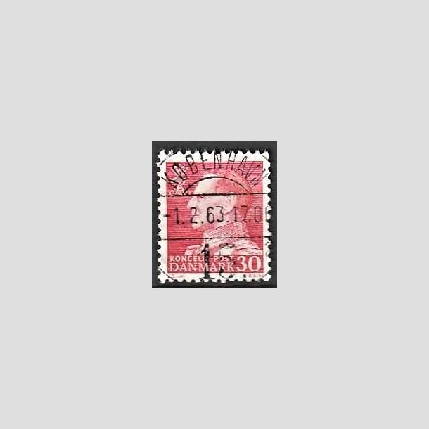 FRIMRKER DANMARK | 1961-62 - AFA 394 - Fr. IX 30 re rd - Lux Stemplet Kbenhavn