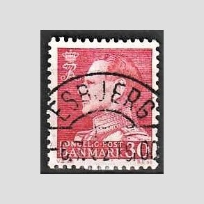FRIMRKER DANMARK | 1961-62 - AFA 394 - Fr. IX 30 re rd - Lux Stemplet Esbjerg