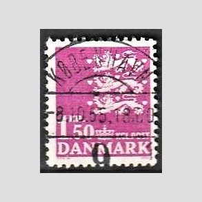 FRIMRKER DANMARK | 1962 - AFA 405 - Rigsvben 1,50 Kr. rdlilla - Lux Stemplet 
