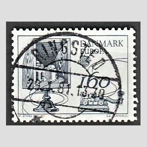 FRIM�RKER DANMARK | 1979 - AFA 683 - Europam�rker - 1,60 Kr. bl� - Lux Stemplet Ringsted