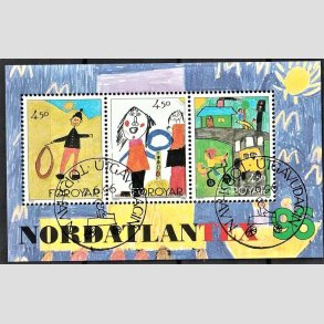 FRIMRKER FRERNE | 1997 - AFA 292-94 - Brnetegninger. - Miniark flerfarvet - Stemplet