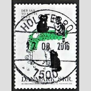 FRIM�RKER DANMARK | 2016 - AFA 1863 - B�rnesange - 8,00 Kr. flerfarvet - Pragt Stemplet Holstebro