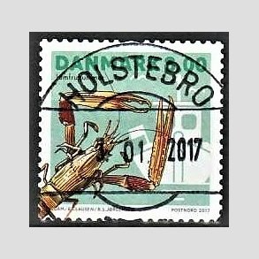 FRIM�RKER DANMARK | 2017 - AFA 1887 - Skaldyr - 8,00 kr. flerfarvet - Pragt Stemplet