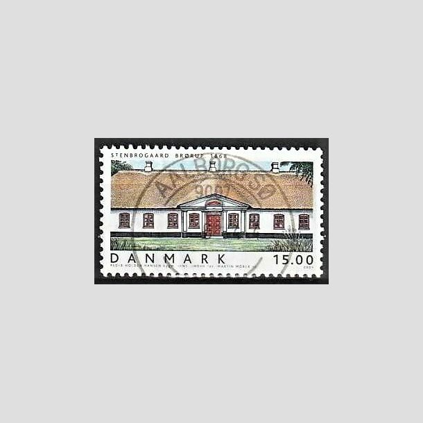 FRIMRKER DANMARK | 2003 - AFA 1360 - Danske boliger II. - 15,00 Kr. Stenbrogrd - Pragt Stemplet Aalborg S