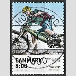 FRIM�RKER DANMARK | 2016 - AFA 1856 - Folkesport - 8,00 Kr. flerfarvet - Pragt Stemplet