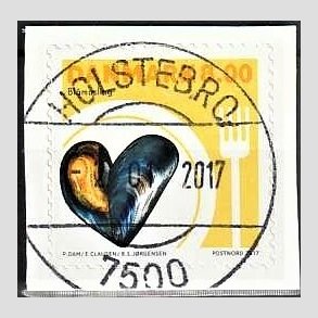 FRIM�RKER DANMARK | 2017 - AFA 1889 - Skaldyr - 8,00 kr. flerfarvet - Pragt Stemplet
