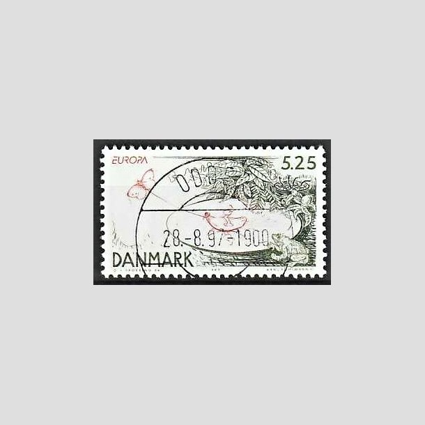 FRIMRKER DANMARK | 1997 - AFA 1157 - Eventyr og legender - 5,25 Kr. Tommelise - Pragt Stemplet