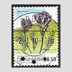 FRIMRKER DANMARK | 2010 - AFA 1603 - Danmarks natur - 18,50 Kr. flerfarvet - Pragt Stemplet Odder (Pragtmrke)