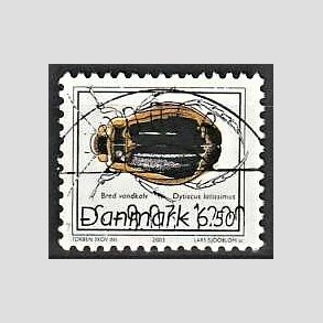 FRIM�RKER DANMARK | 2003 - AFA 1353 - Insekter - 6,50 Kr. Bred vandkalv - Lux Stemplet Odder