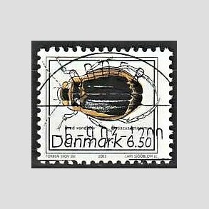FRIM�RKER DANMARK | 2003 - AFA 1353 - Insekter - 6,50 Kr. Bred vandkalv - Lux Stemplet Odder