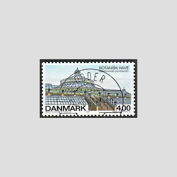 FRIMRKER DANMARK | 2001 - AFA 1272 - Botanisk Have - 4,00 Kr. flerfarvet - Lux Stemplet Odder