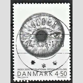 FRIM�RKER DANMARK | 2005 - AFA 1443 - INDEX:2005 - 4,50 Kr. flerfarvet - Pragt Stemplet Odder