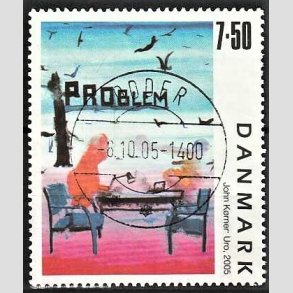 FRIMRKER DANMARK | 2005 - AFA 1441 - Frimrkekunst 8. - 7,50 Kr. John Krner - Pragt Stemplet Odder