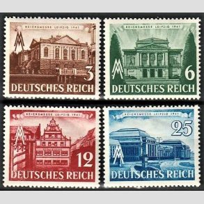 FRIM�RKER TYSK RIGE: 1941 | AFA 759-62 | Leipzig messe. - 3 - 25 pf. - Postfrisk