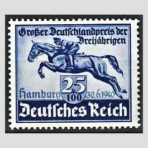 FRIM�RKER TYSK RIGE: 1940 | AFA 741 | Hamburg Derby - 25 + 100pf. - Postfrisk