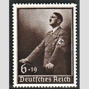 FRIM�RKER TYSK RIGE: 1939 | AFA 689 | 1. Maj. - 6 + 19 pf. - Postfrisk