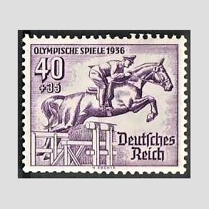 FRIM�RKER TYSK RIGE: 1936 | AFA 611 | OL i Berlin. - 40 + 35 pf. - Postfrisk