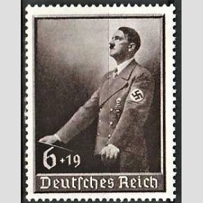 FRIM�RKER TYSK RIGE: 1939 | AFA 689 | 1. Maj. - 6 + 19 pf. - Postfrisk