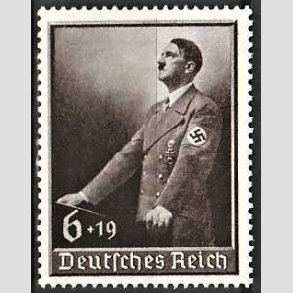 FRIM�RKER TYSK RIGE: 1939 | AFA 689 | 1. Maj. - 6 + 19 pf. - Postfrisk