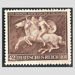 FRIM�RKER TYSK RIGE: 1941 | AFA 775 | Brune b�nd - 42 + 108 pf. - Postfrisk