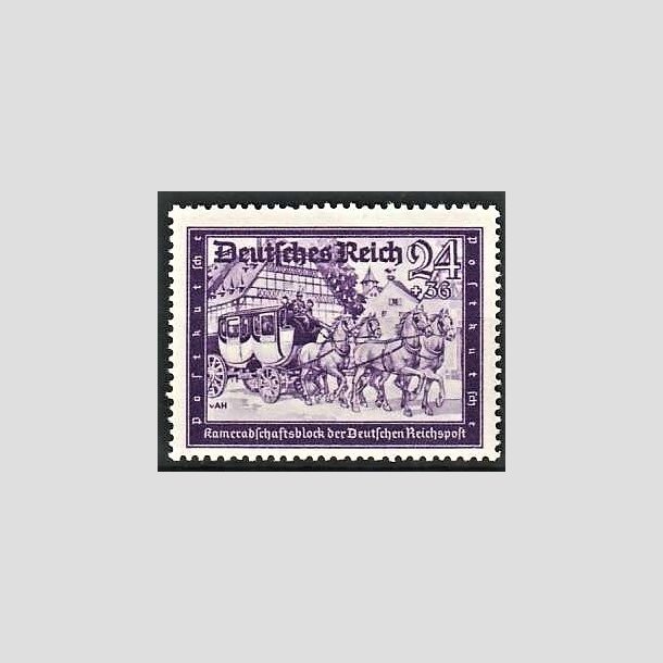 FRIMRKER TYSK RIGE: 1941 | AFA 773 | Velgrenhedsmrker - 24 + 36 pf. violet - Postfrisk