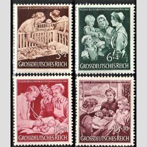 FRIM�RKER TYSK RIGE: 1944 | AFA 864-67 | Velg�renhedsm�rker. - 3+2 pf. - 15+10 pf. - Postfrisk