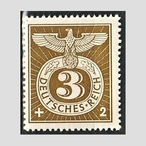 FRIM�RKER TYSK RIGE: 1943 | AFA 825 | Afstemplingsm�rker. - 3+2 pf. - Postfrisk