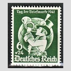 FRIM�RKER TYSK RIGE: 1941 | AFA 757 | Frim�rkets dag - 6 + 24 pf. - Postfrisk