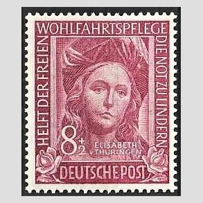 FRIM�RKER VESTTYSKL. BUND: 1949 | AFA 1080 | Velg�renhedsm�rker - 8 + 2 pf. - Ubrugt