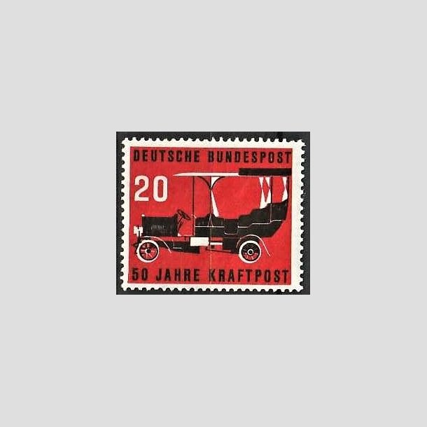 FRIMRKER VESTTYSKL. BUND: 1955 | AFA 1174 | Bilpost 50 r. - 20 pf. sort/rd - Postfrisk