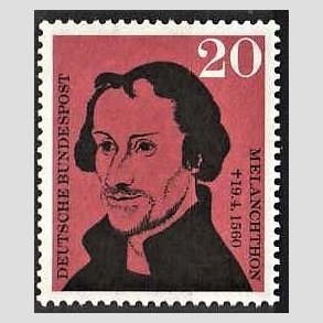 FRIM�RKER VESTTYSKL. BUND: 1960 | AFA 1292 | Philipp Melanchton. - 20 pf. r�dbrun/sort - Postfrisk