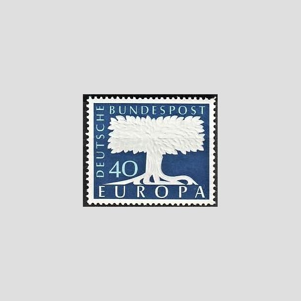 FRIMRKER VESTTYSKL. BUND: 1957 | AFA 1232 | Europamrker. - 40 pf. bl - Postfrisk