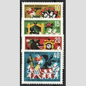 FRIM�RKER VESTTYSKL. BUND: 1963 | AFA 1372-75 | Velg�renhedsm�rker. - 10+5 pf. - 40+20 pf. i s�t - Postfrisk