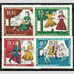 FRIM�RKER VESTTYSKL. BUND: 1965 | AFA 1450-53 | Velg�renhedsm�rker. - 10+5 pf. - 40+20 pf. i komplet s�t - Postfrisk