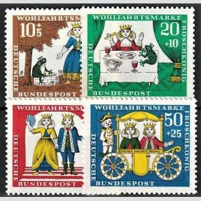 FRIM�RKER VESTTYSKL. BUND: 1966 | AFA 1473-76 | Velg�renhedsm�rker - 10+5 pf. - 50+25 pf. i s�t - Postfrisk