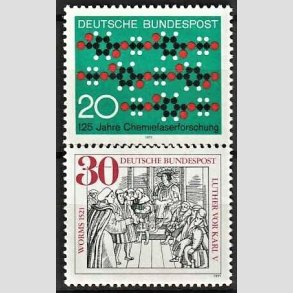 FRIM�RKER VESTTYSKL. BUND: 1971 | AFA 1634-35 | 2 stk. forskellige frim�rker - Postfrisk
