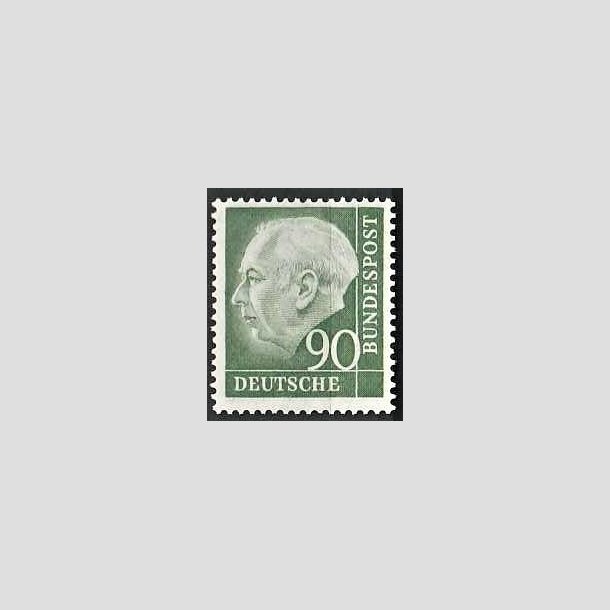 FRIMRKER VESTTYSKL. BUND: 1954 | AFA 1156 | Prsident Th. Heuss. - 90 pf. grn - Postfrisk